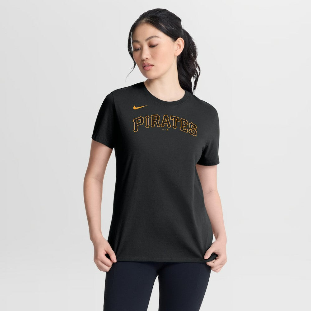 Pittsburgh Pirates Women's Wordmark T-Shirt Black