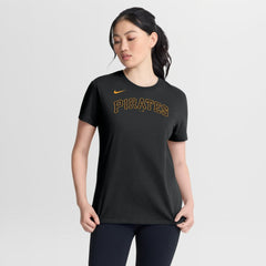 Pittsburgh Pirates Women's Wordmark T-Shirt Black