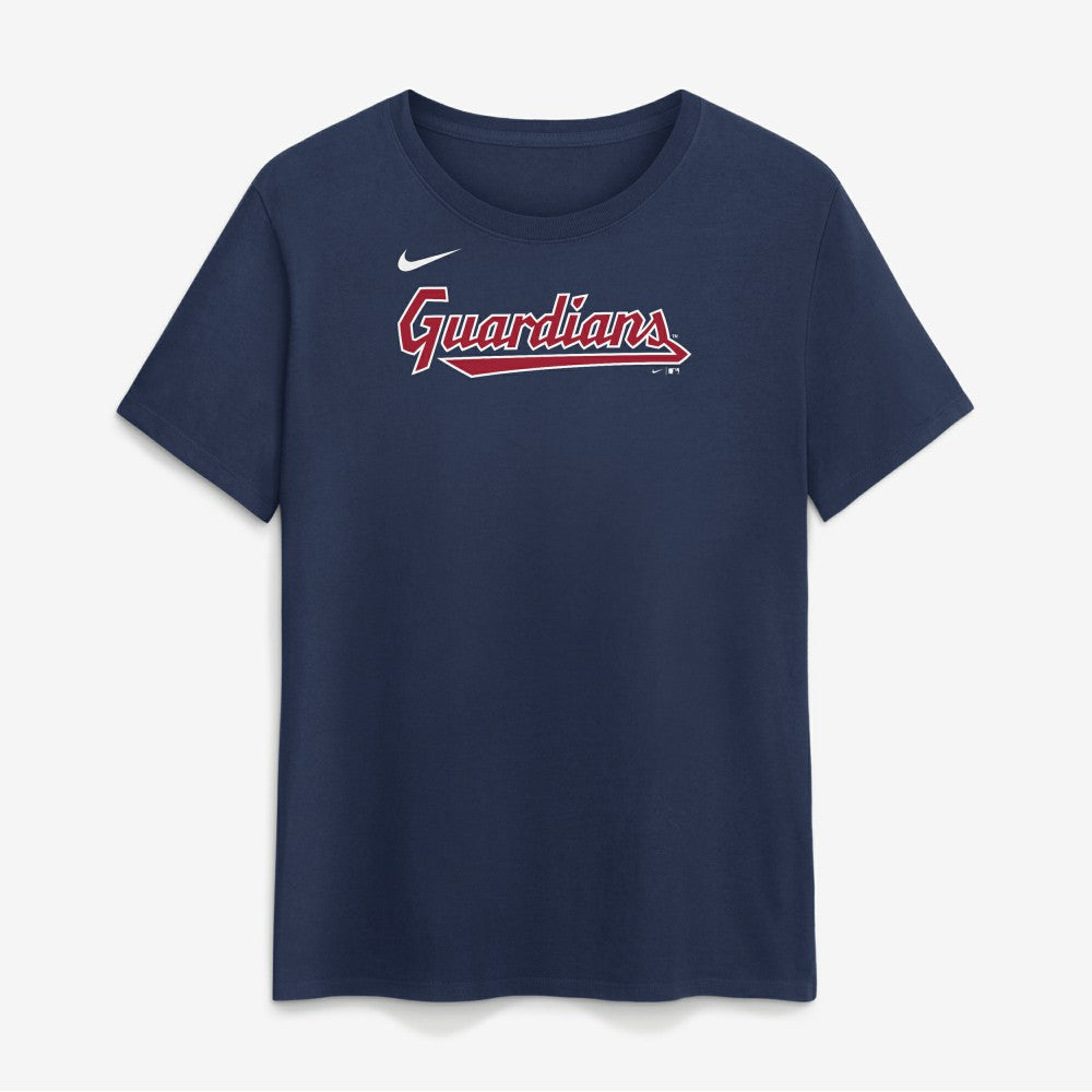 Cleveland Guardians Women's Wordmark T-Shirt Navy