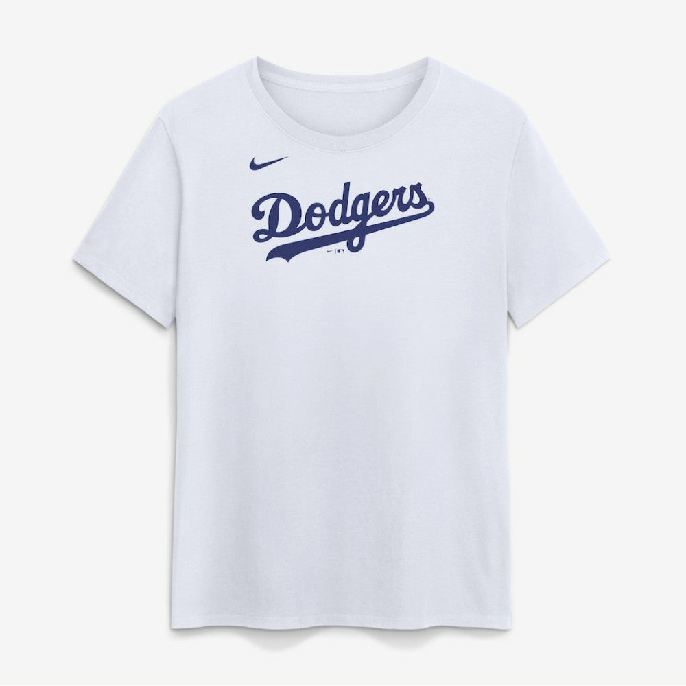 Los Angeles Dodgers Women's Wordmark T-Shirt White