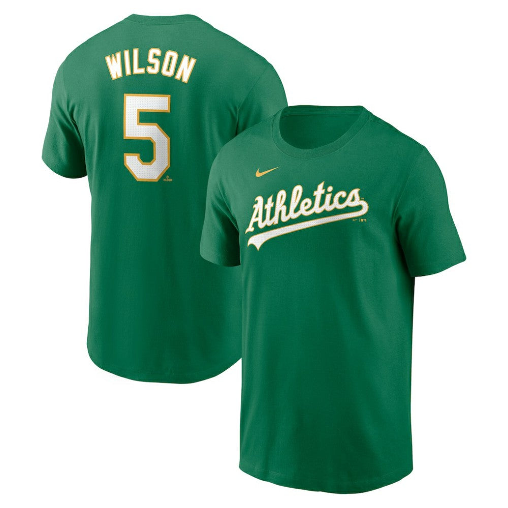 Jacob Wilson Athletics Fuse Name & Number T-Shirt Green