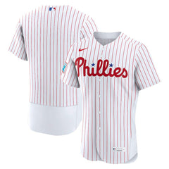 Philadelphia Phillies Home Sponsor Patch Authentic Jersey White