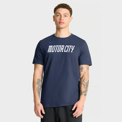 Detroit Tigers City Connect Large Logo T-Shirt Navy