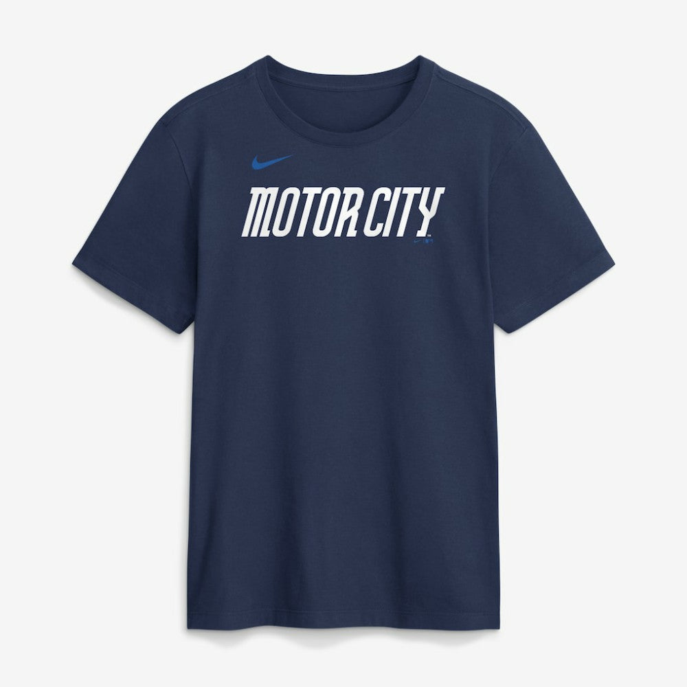 Detroit Tigers City Connect Large Logo T-Shirt Navy