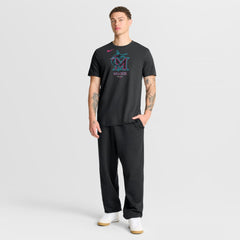 Miami Marlins City Connect Large Logo T-Shirt Black