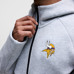 Minnesota Vikings Tech Fleece Raglan Full-Zip Windrunner Hoodie - Heather Gray online