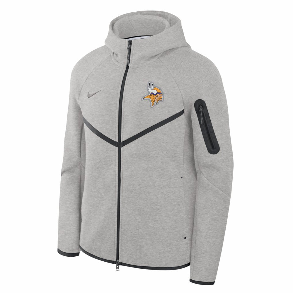 Minnesota Vikings Tech Fleece Raglan Full-Zip Windrunner Hoodie - Heather Gray online