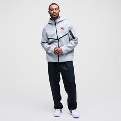Kansas City Chiefs Tech Fleece Raglan Full-Zip Windrunner Hoodie - Heather Gray sale