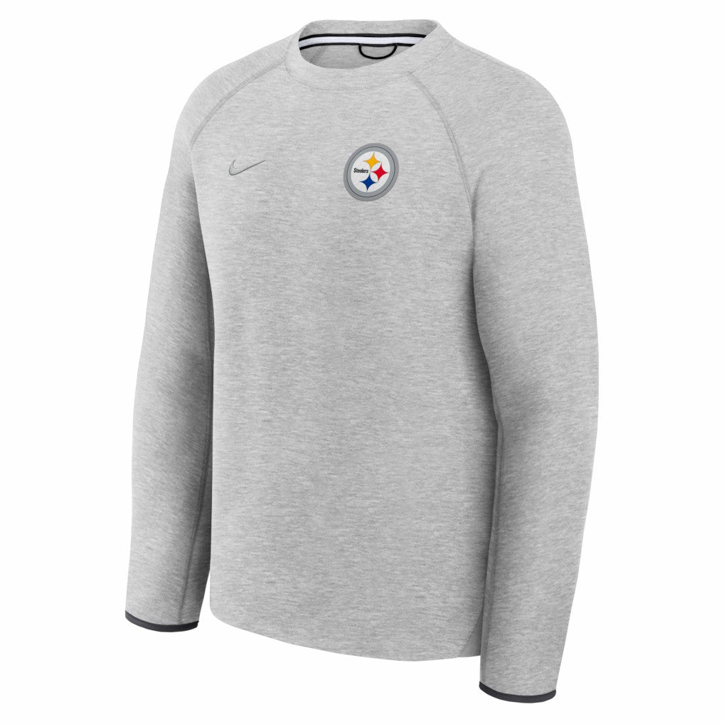Pittsburgh Steelers Tech Fleece Raglan Sweatshirt - Heather Gray sale