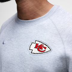 Kansas City Chiefs Tech Fleece Raglan Sweatshirt - Heather Gray online