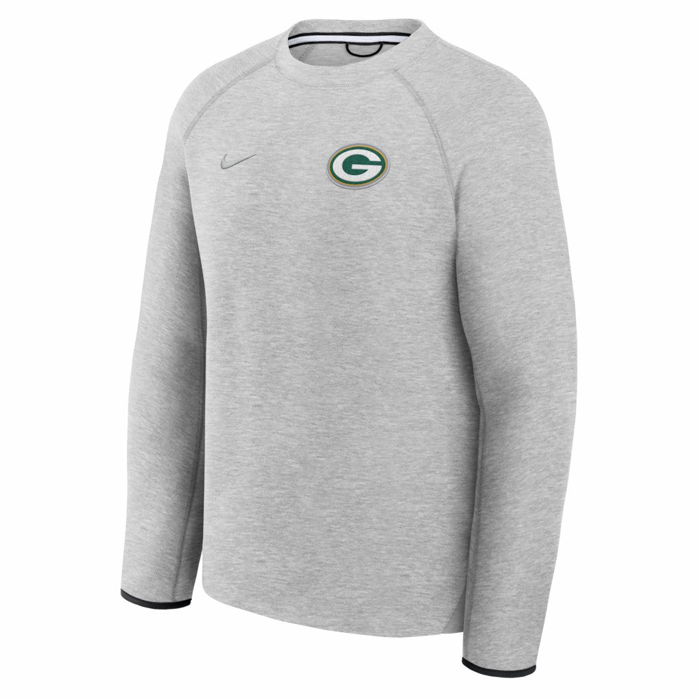 Green Bay Packers Tech Fleece Raglan Sweatshirt - Heather Gray online
