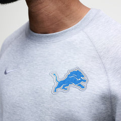 Detroit Lions Tech Fleece Raglan Sweatshirt - Heather Gray on sale