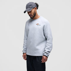 Denver Broncos Tech Fleece Raglan Sweatshirt - Heather Gray sale