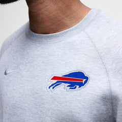 Buffalo Bills Tech Fleece Raglan Sweatshirt - Heather Gray on sale