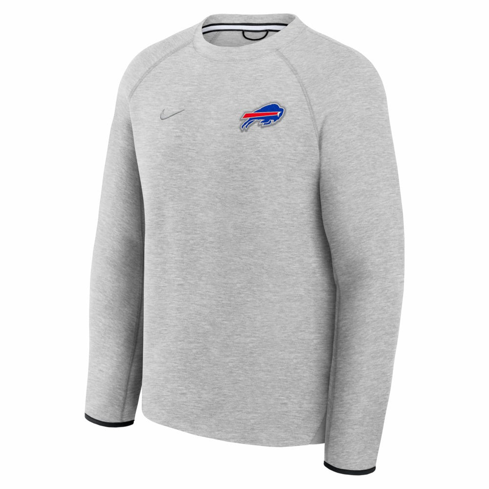 Buffalo Bills Tech Fleece Raglan Sweatshirt - Heather Gray on sale