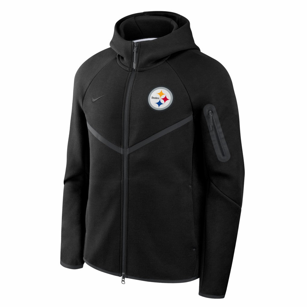 Pittsburgh Steelers Tech Fleece Raglan Full-Zip Windrunner Hoodie - Black online