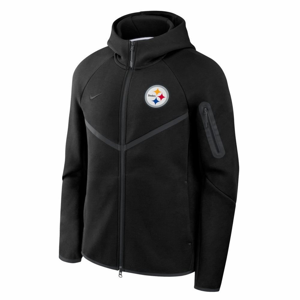 Pittsburgh Steelers Tech Fleece Raglan Full-Zip Windrunner Hoodie - Black online