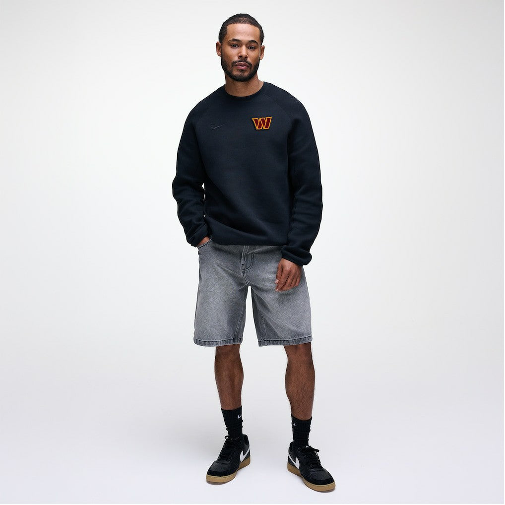 Washington Commanders Tech Fleece Raglan Sweatshirt - Black on sale