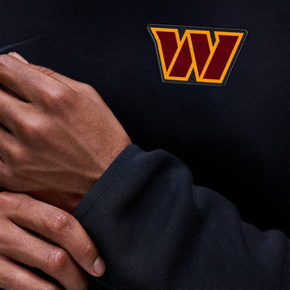 Washington Commanders Tech Fleece Raglan Sweatshirt - Black on sale