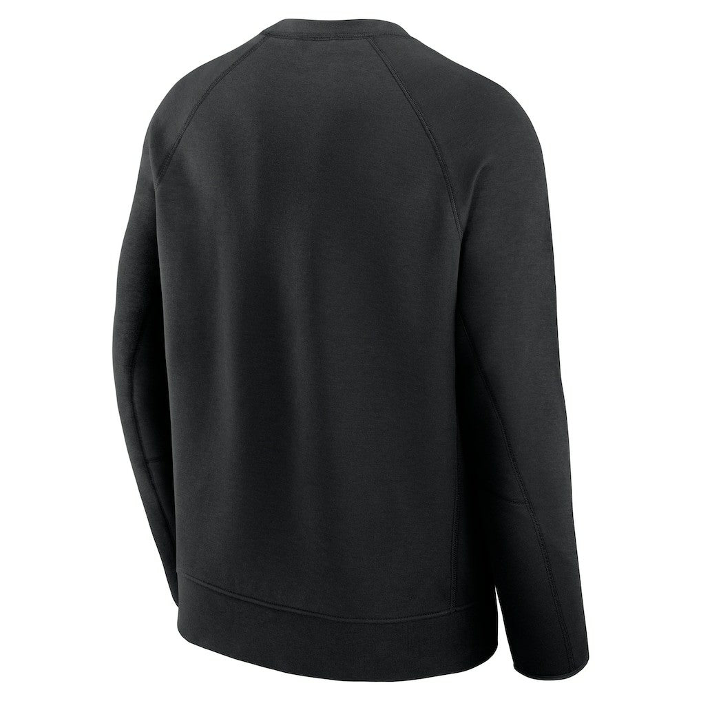 San Francisco 49ers Tech Fleece Raglan Sweatshirt - Black discount