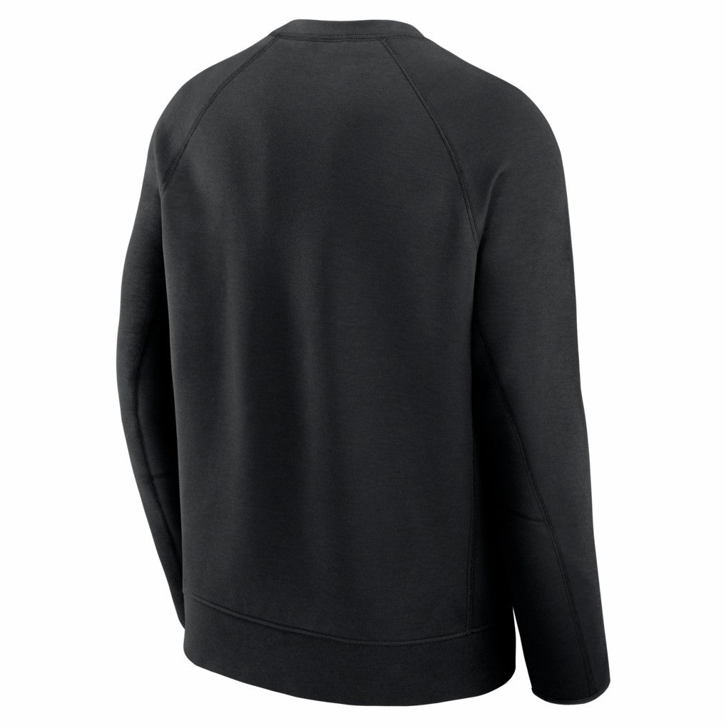 San Francisco 49ers Tech Fleece Raglan Sweatshirt - Black discount