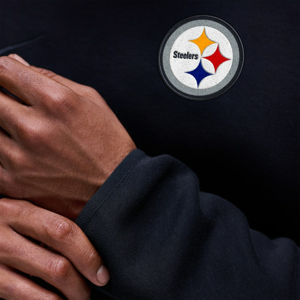 Pittsburgh Steelers Tech Fleece Raglan Sweatshirt - Black sale
