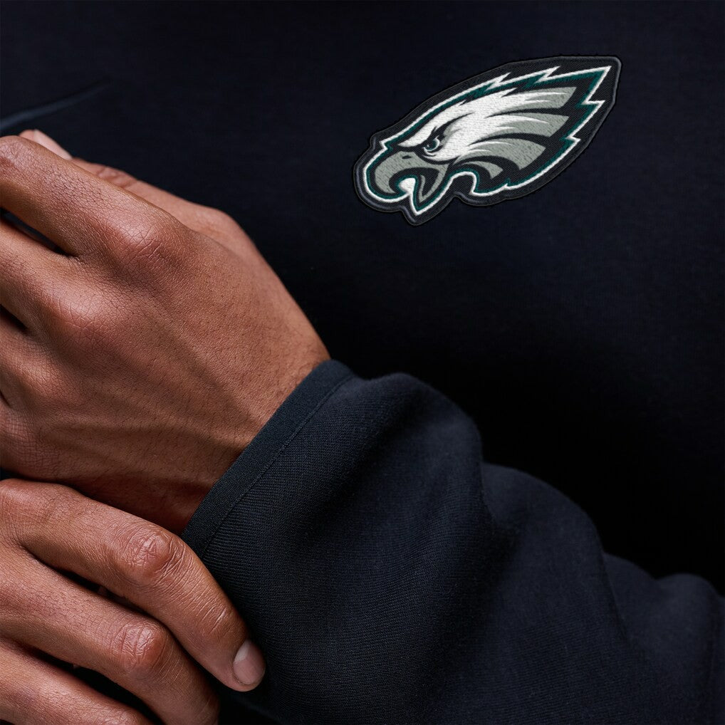 Philadelphia Eagles Tech Fleece Raglan Sweatshirt - Black discount