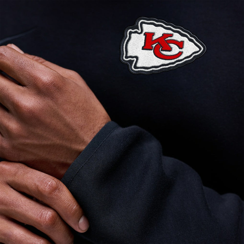Kansas City Chiefs Tech Fleece Raglan Sweatshirt - Black for sale