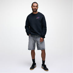 Buffalo Bills Tech Fleece Raglan Sweatshirt - Black outlet