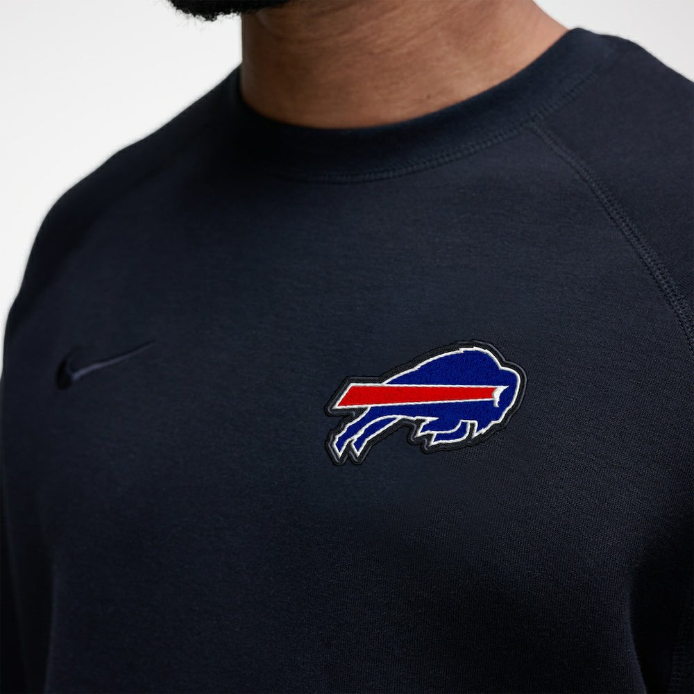 Buffalo Bills Tech Fleece Raglan Sweatshirt - Black outlet