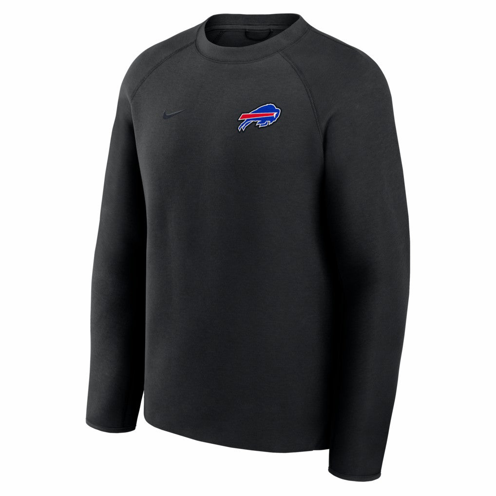 Buffalo Bills Tech Fleece Raglan Sweatshirt - Black outlet