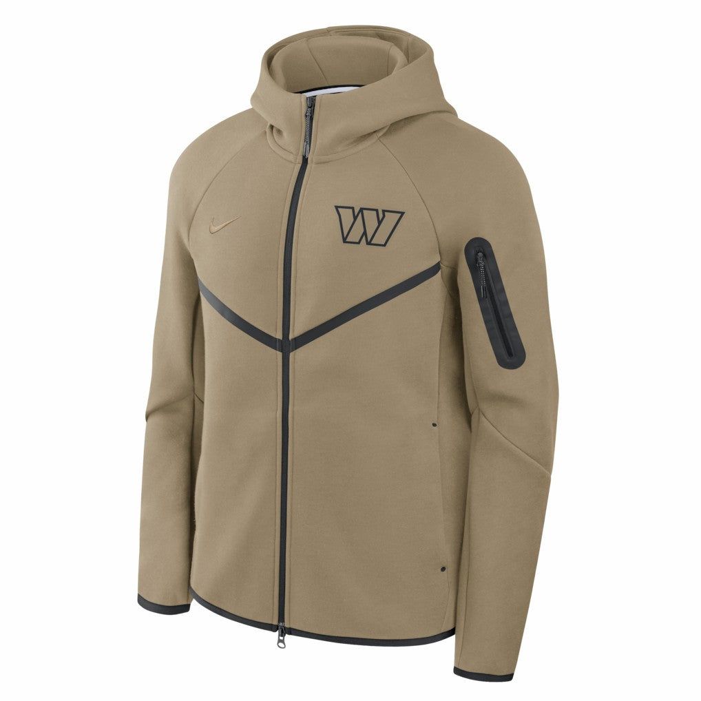 Washington Commanders Tech Fleece Raglan Full-Zip Windrunner Hoodie - Olive sale