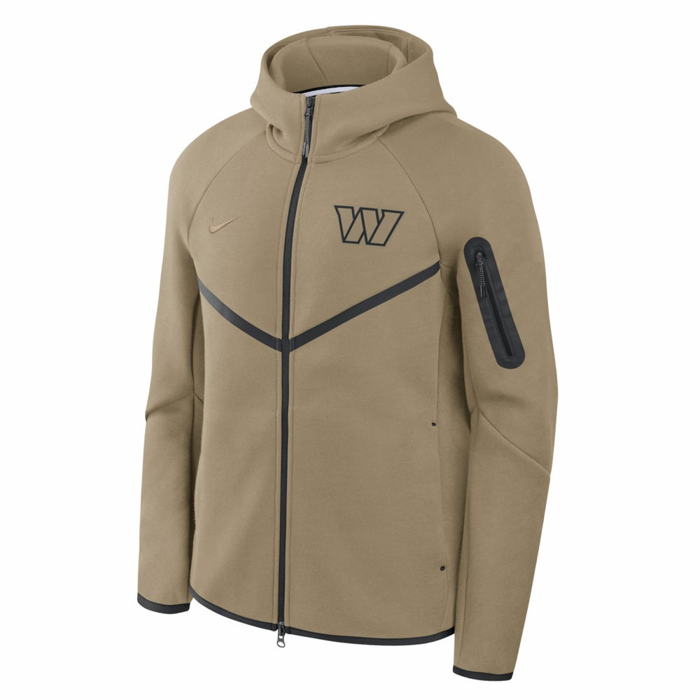 Washington Commanders Tech Fleece Raglan Full-Zip Windrunner Hoodie - Olive sale