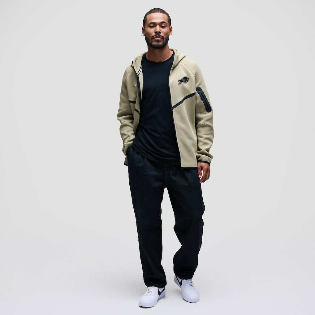 Buffalo Bills Tech Fleece Raglan Full-Zip Windrunner Hoodie - Olive on sale