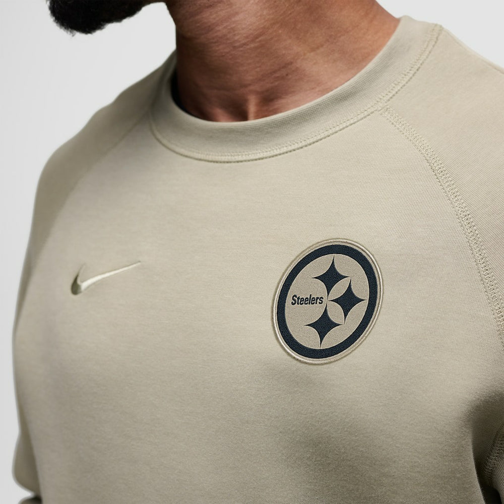 Pittsburgh Steelers Tech Fleece Raglan Sweatshirt - Olive online