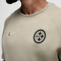 Pittsburgh Steelers Tech Fleece Raglan Sweatshirt - Olive online