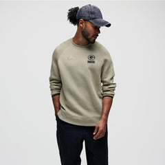 Green Bay Packers Tech Fleece Raglan Sweatshirt - Olive discount