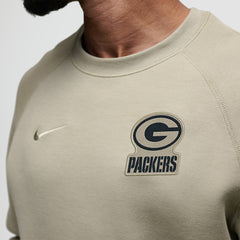 Green Bay Packers Tech Fleece Raglan Sweatshirt - Olive discount