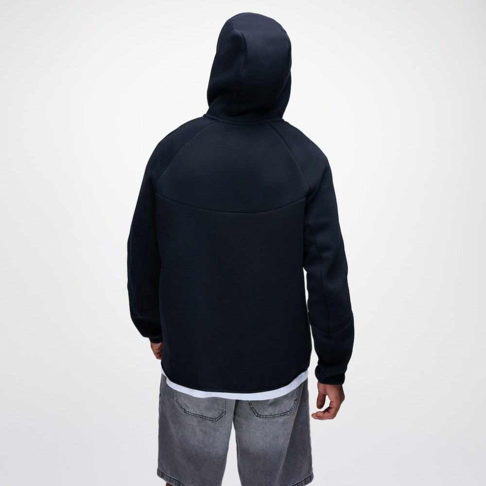 New York Yankees Tech Fleece Raglan Full-Zip Windrunner Hoodie Black