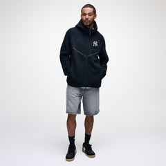 New York Yankees Tech Fleece Raglan Full-Zip Windrunner Hoodie Black