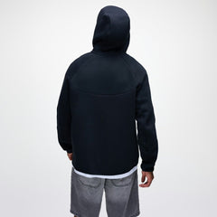 Los Angeles Dodgers Tech Fleece Raglan Full-Zip Windrunner Hoodie Black