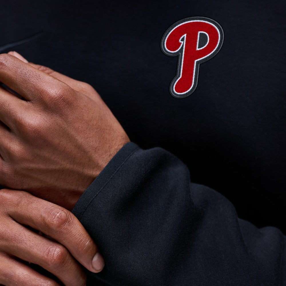 Philadelphia Phillies Tech Fleece Raglan Sweatshirt Black