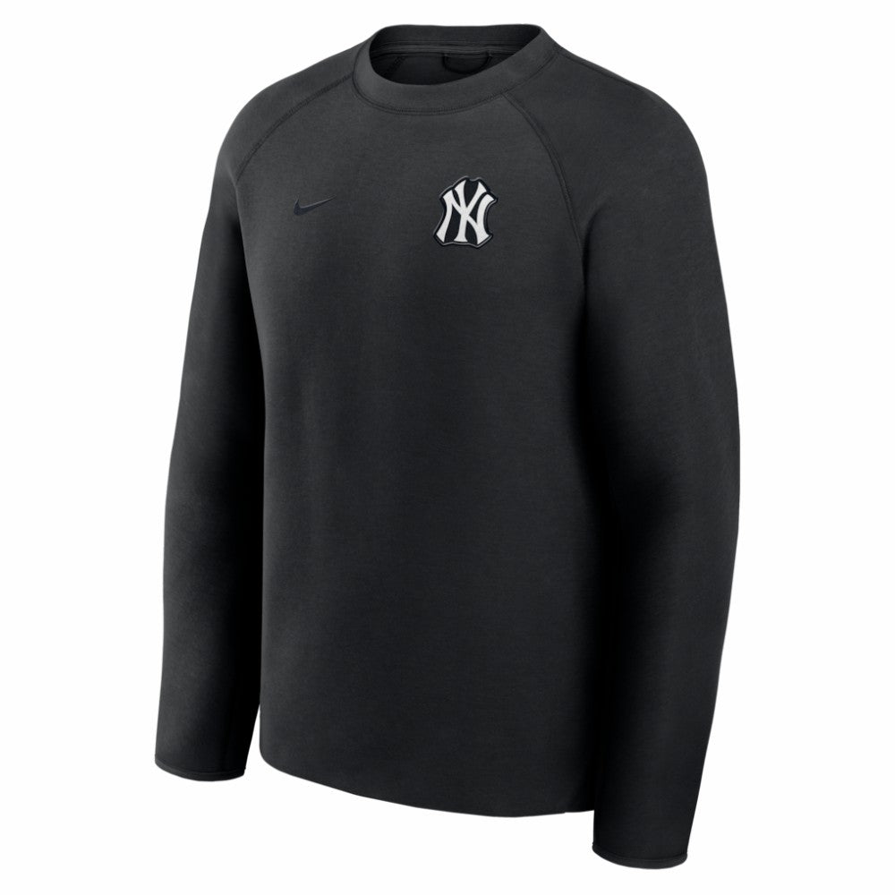 New York Yankees Tech Fleece Raglan Sweatshirt Black