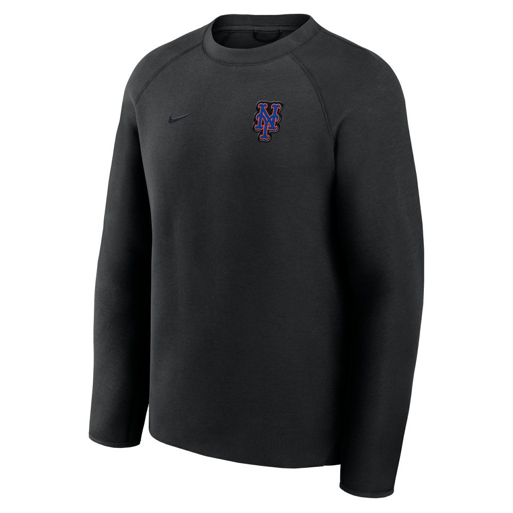 New York Mets Tech Fleece Raglan Sweatshirt Black