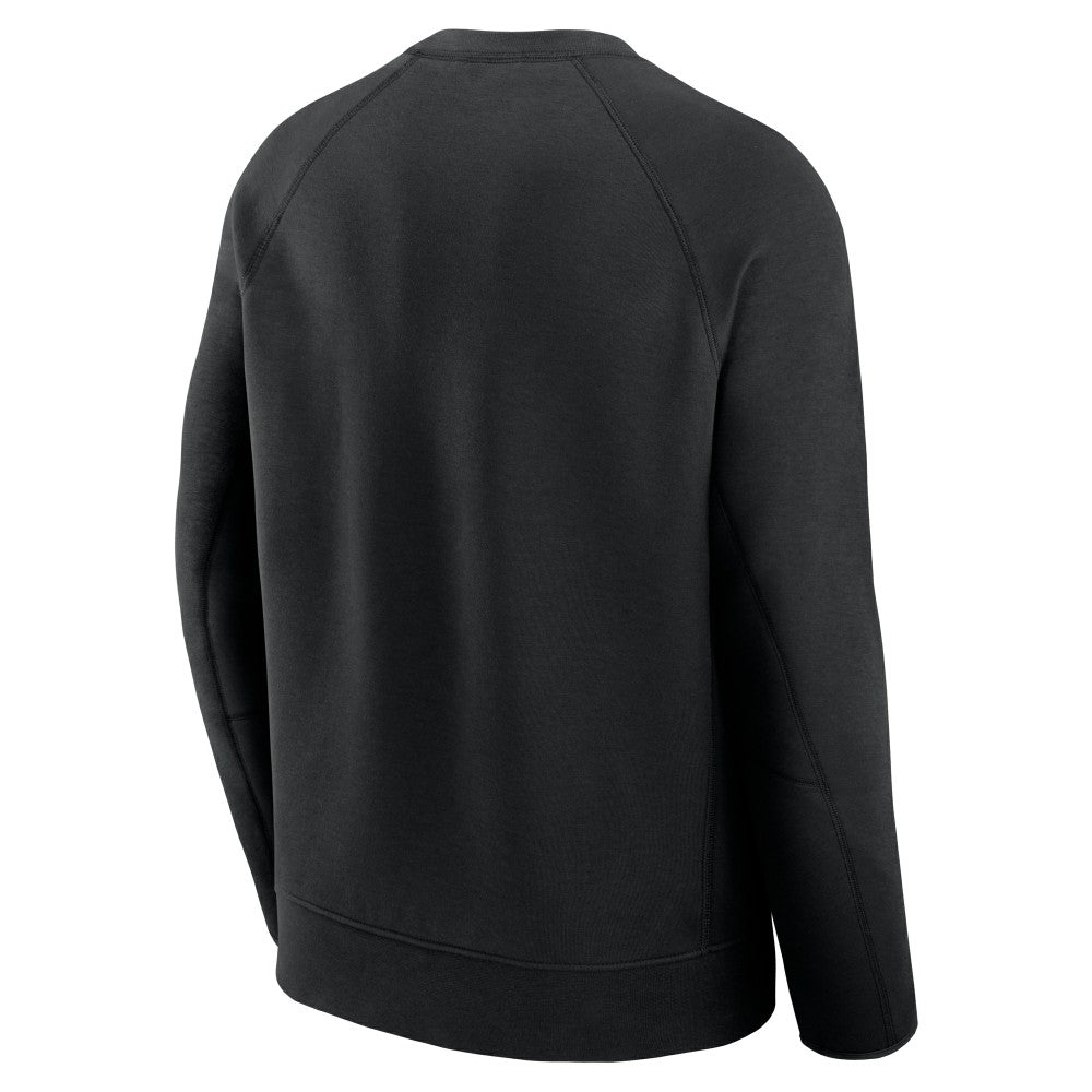 New York Mets Tech Fleece Raglan Sweatshirt Black
