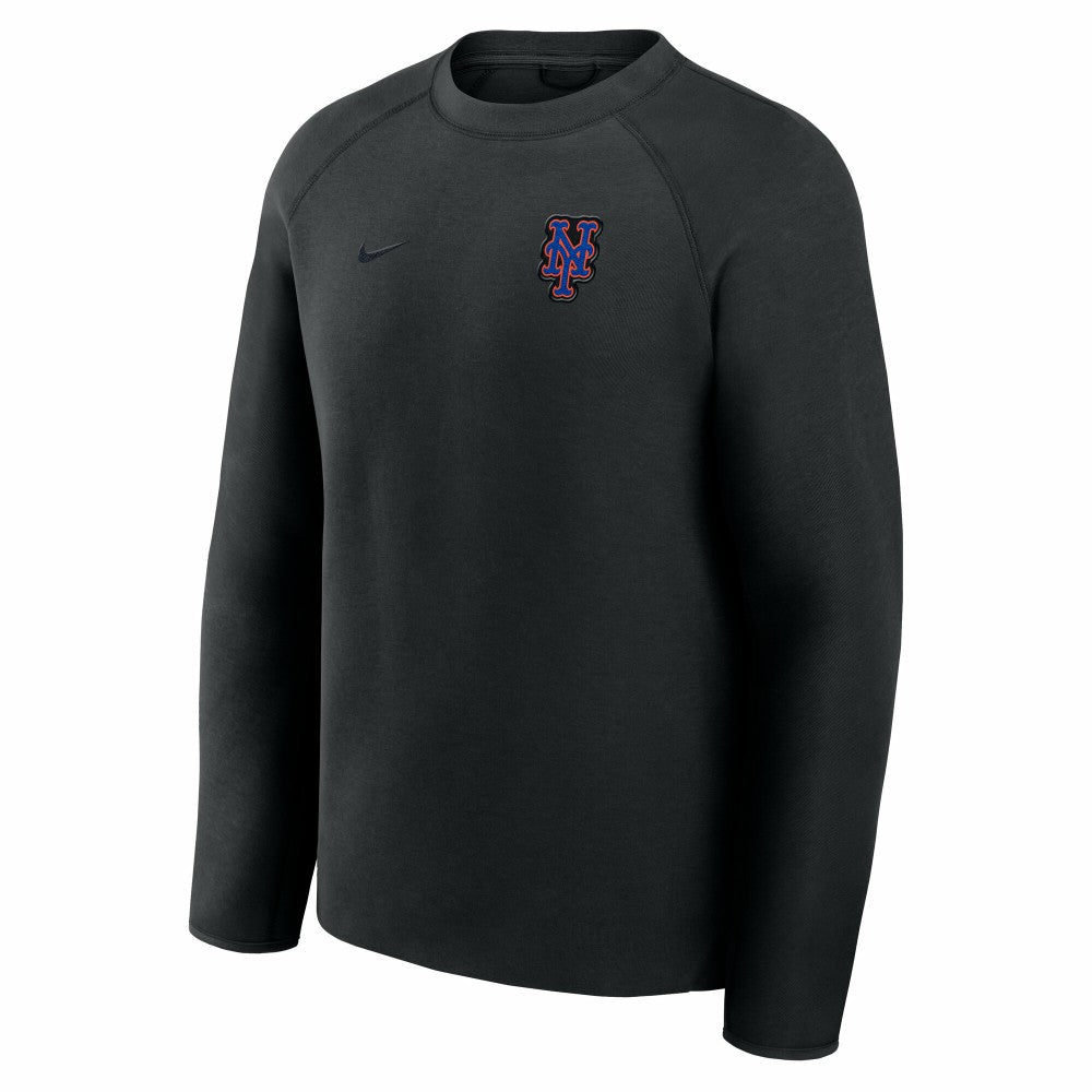 New York Mets Tech Fleece Raglan Sweatshirt Black