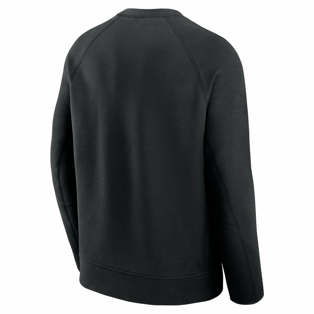 New York Mets Tech Fleece Raglan Sweatshirt Black