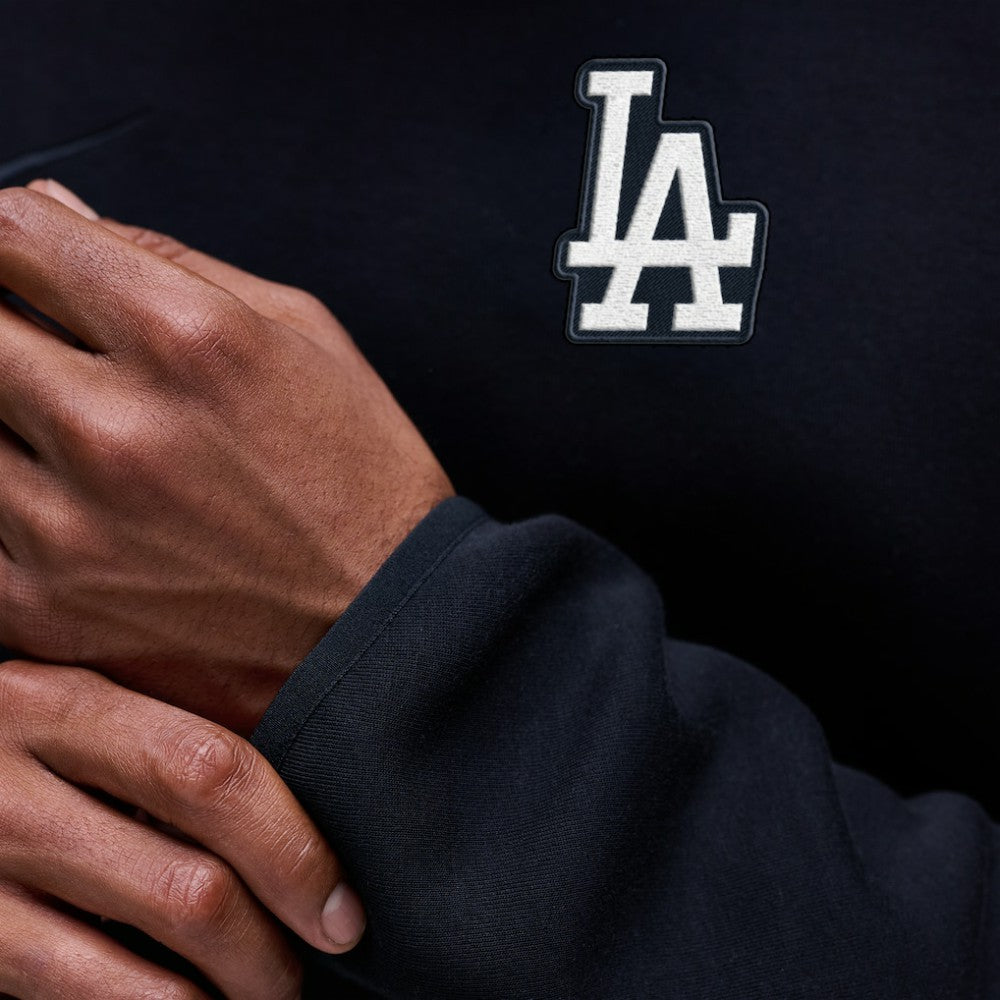 Los Angeles Dodgers Tech Fleece Raglan Sweatshirt Black