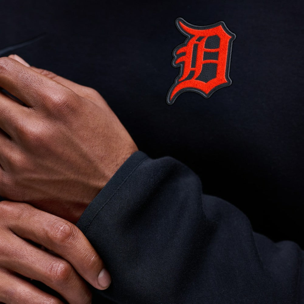 Detroit Tigers Tech Fleece Raglan Sweatshirt Black