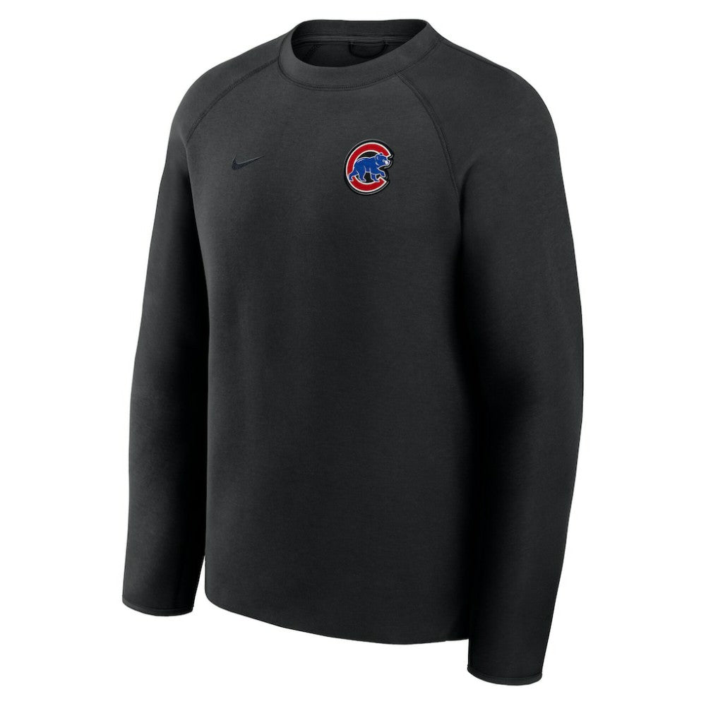 Chicago Cubs Tech Fleece Raglan Sweatshirt Black
